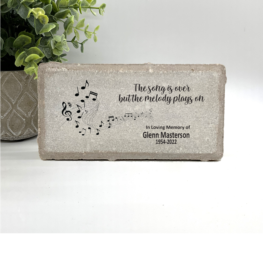 Musician Memorial Stone - Personalized Memorial