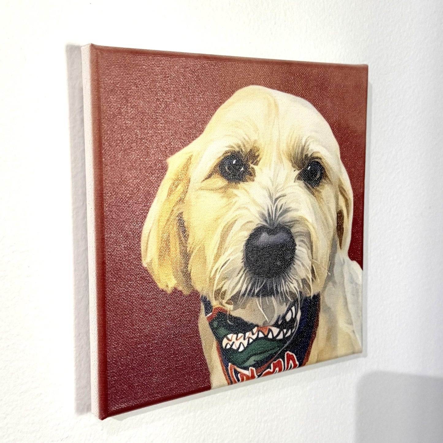 Custom Digital Pet Portrait or Printed Pet Portrait on Canvas – Personalized Pet Artwork - Pet Memorial Gift - Dog, Cat & Pet Lovers Gift