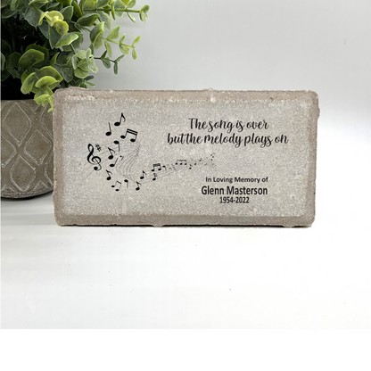 Musician Memorial Stone  - Personalized Memorial