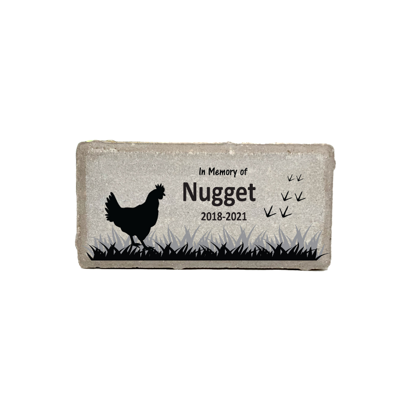 Chicken Memorial Stone