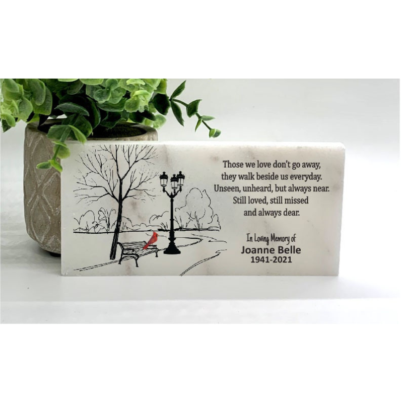 Personalized Memorial Stone - Cardinal Memorial Gift