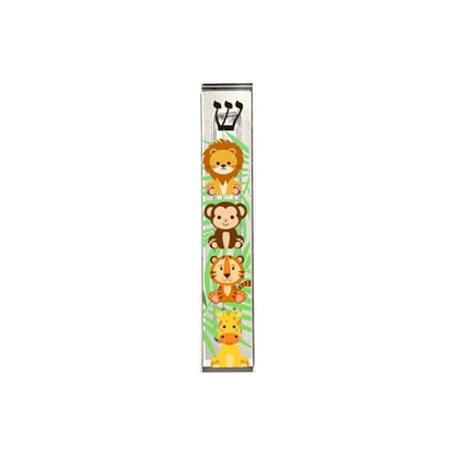 Baby Jungle Animals Mezuzah