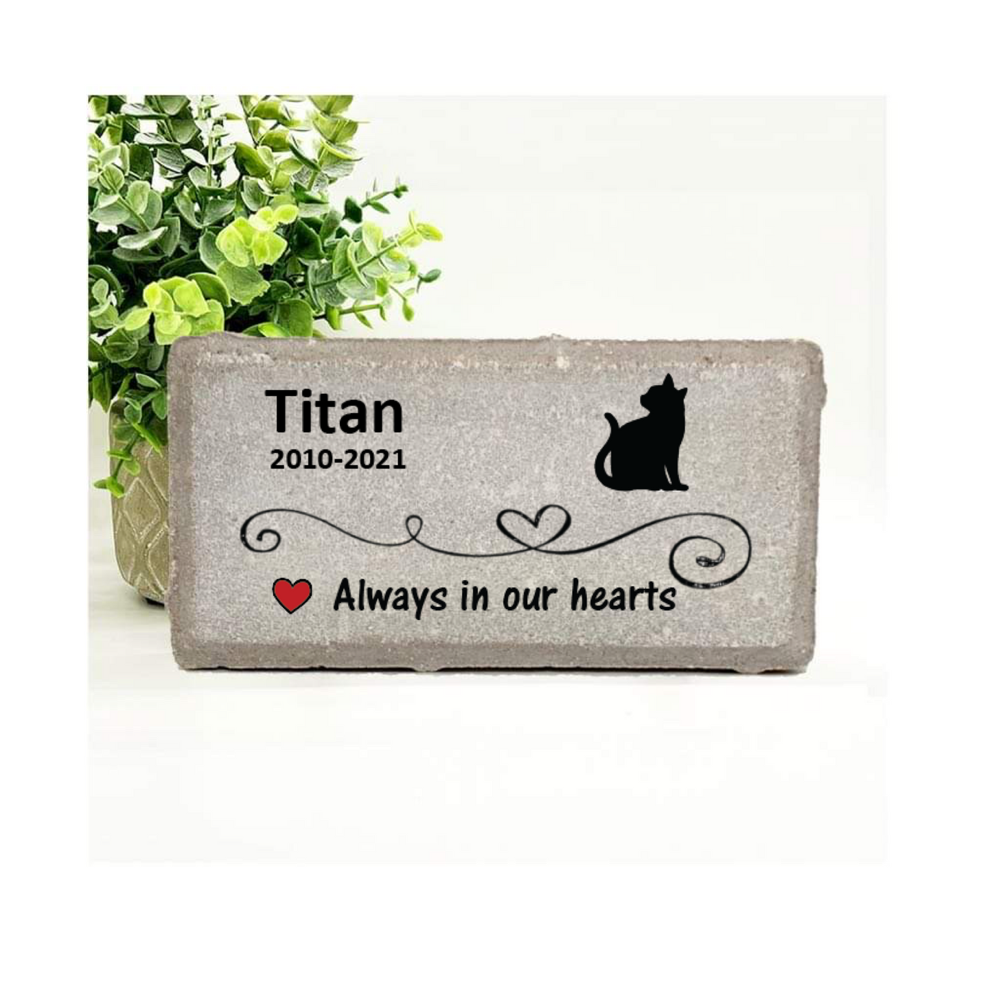 Personalized Cat Memorial Gifts with a variety of indoor and outdoor stone choices at www.florida-funshine.com. Our Custom Pet Memorial Stones serve as heartfelt sympathy gifts for those grieving a pet loss, ensuring a lasting tribute cherished for years. Enjoy free personalization, quick shipping in 1-2 business days, and quality crafted memorials made in the USA.