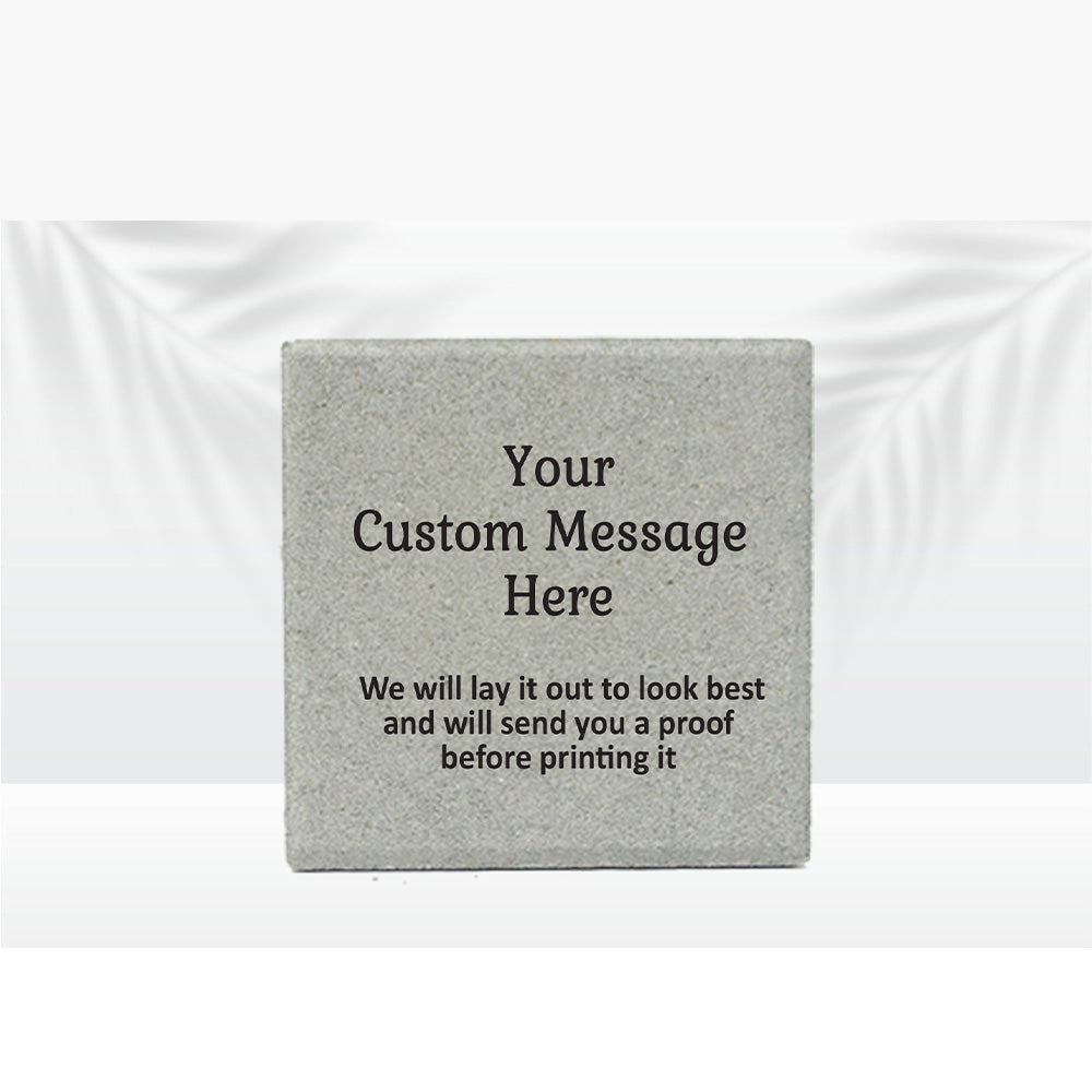 Personalized Memorial Gift with a variety of indoor and outdoor stone choices at www.florida-funshine.com. Our Personalized Family And Friends Memorial Stones serve as heartfelt sympathy gifts for those grieving the loss of a loved one, ensuring a lasting tribute cherished for years. Enjoy free personalization, quick shipping in 1-2 business days, and quality crafted memorials made in the USA.