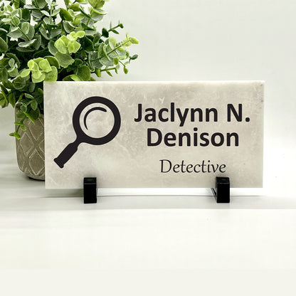 Detective Desk Sign