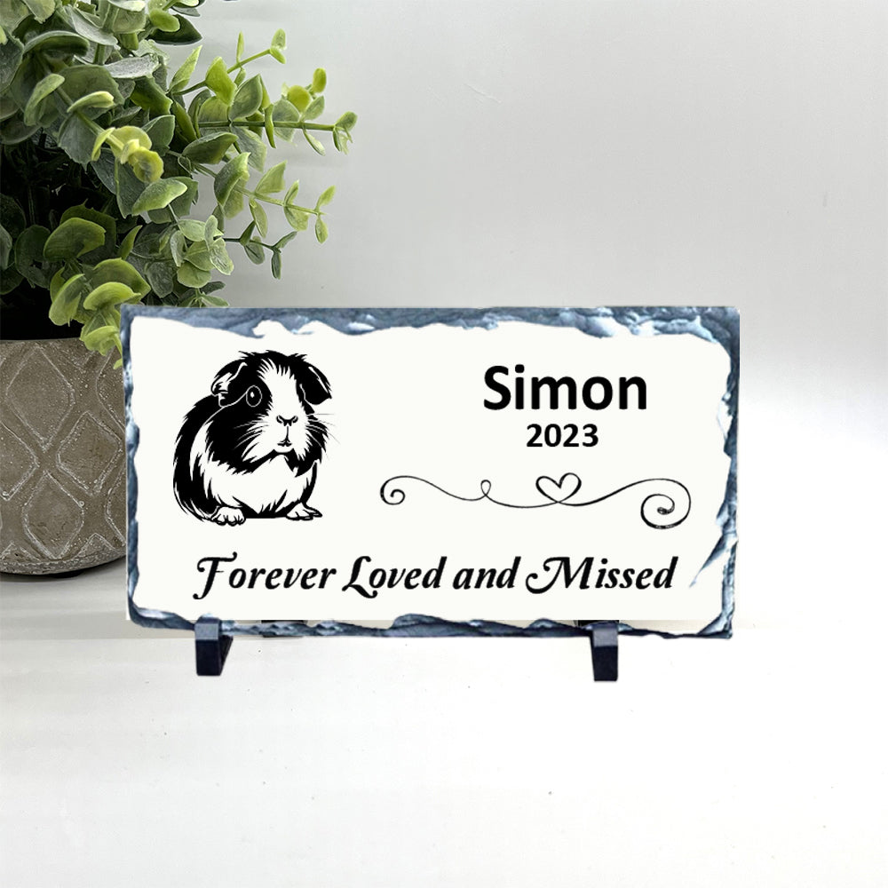 Guinea Pig Memorial Stone - Personalized Pet memorial stone  Pet Keepsake - Sympathy gift- Pet Memorial Gift