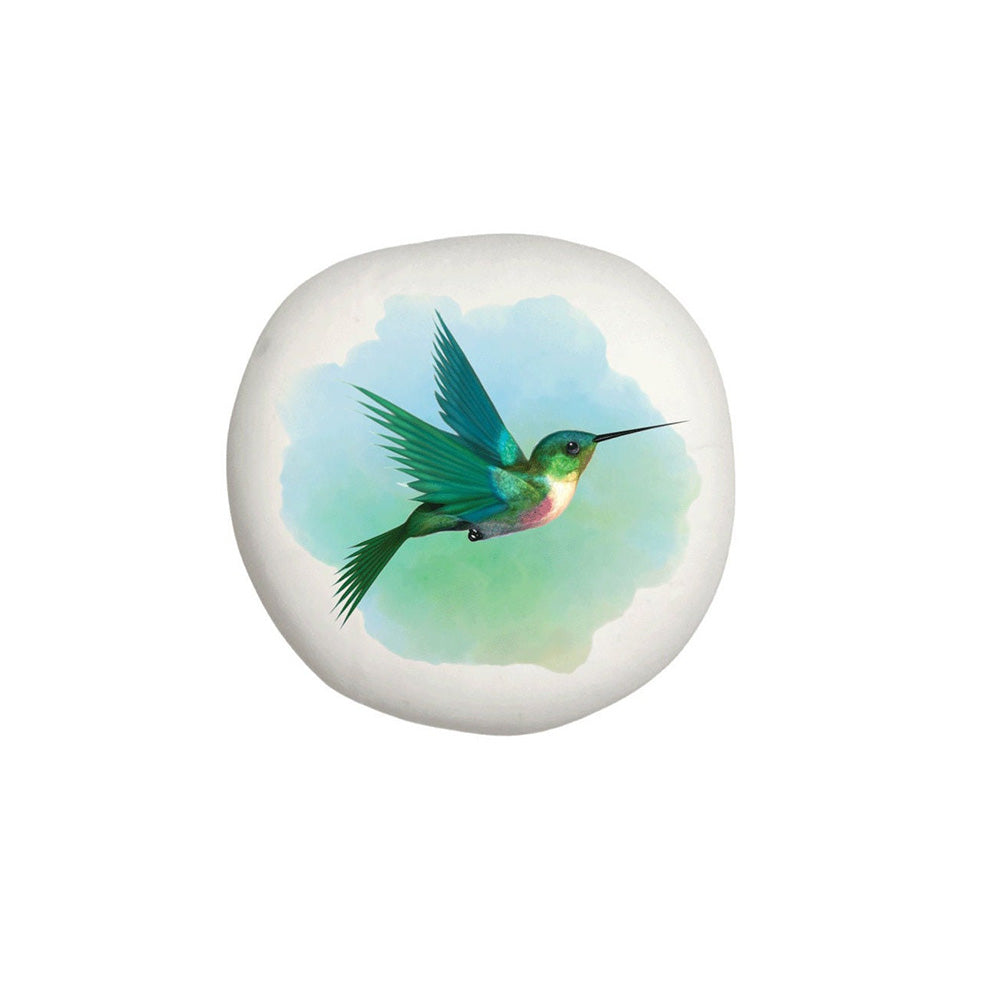 Hummingbird Stone - Handcrafted Hummingbird Rock