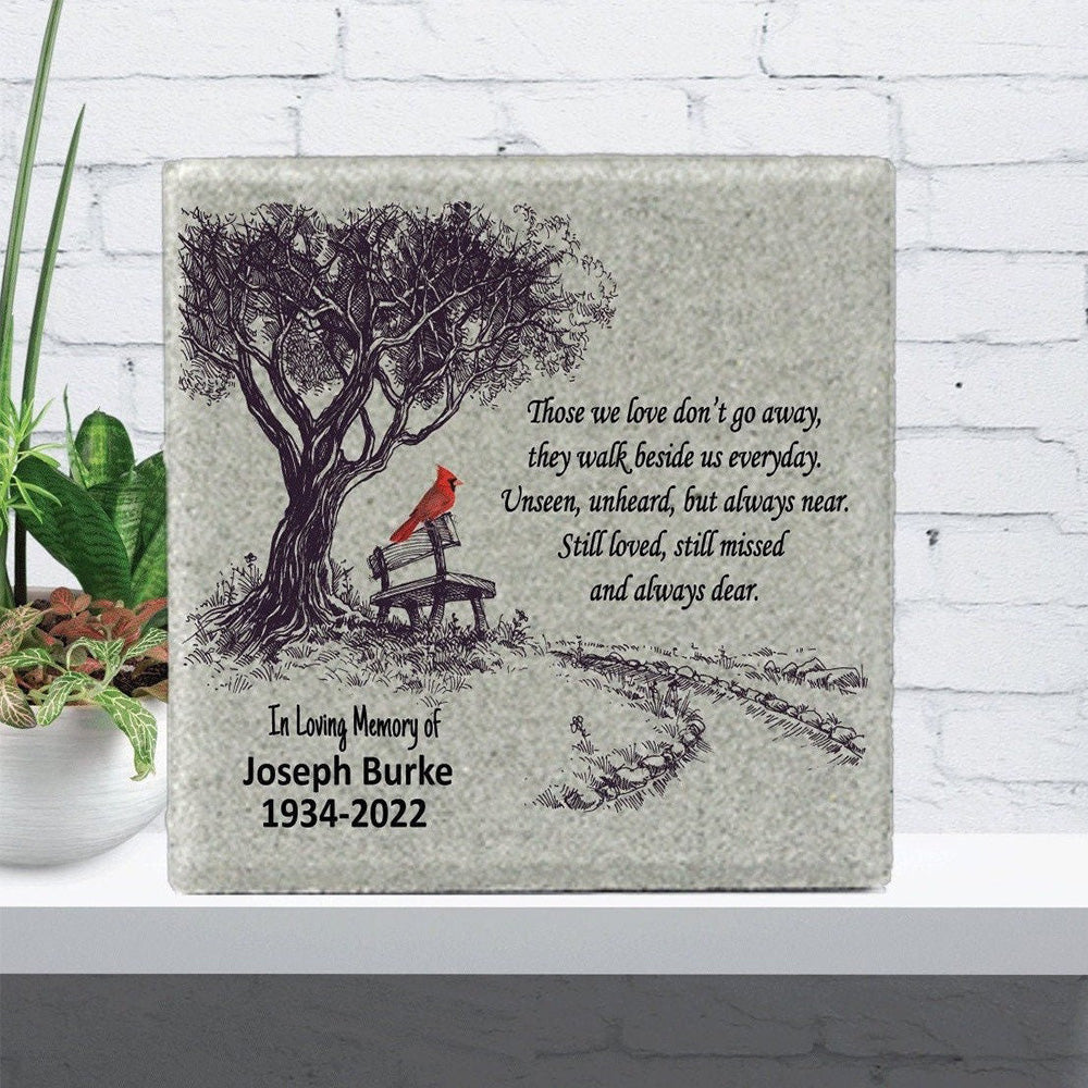 Personalized Cardinal Memorial Gift with a variety of indoor and outdoor stone choices at www.florida-funshine.com. Our Personalized Family And Friends Memorial Stones serve as heartfelt sympathy gifts for those grieving the loss of a loved one, ensuring a lasting tribute cherished for years. Enjoy free personalization, quick shipping in 1-2 business days, and quality crafted memorials made in the USA.