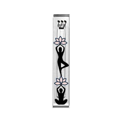 Mezuzah - Yoga Mezuzah - Lotus Flowers