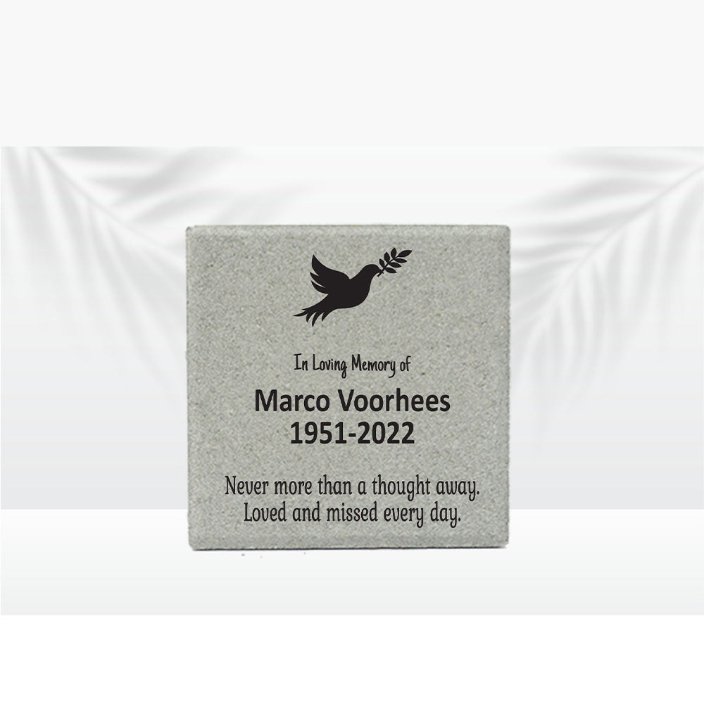 Personalized Garden Memorial Gift with a variety of indoor and outdoor stone choices at www.florida-funshine.com. Our Personalized Family And Friends Memorial Stones serve as heartfelt sympathy gifts for those grieving the loss of a loved one, ensuring a lasting tribute cherished for years. Enjoy free personalization, quick shipping in 1-2 business days, and quality crafted memorials made in the USA.