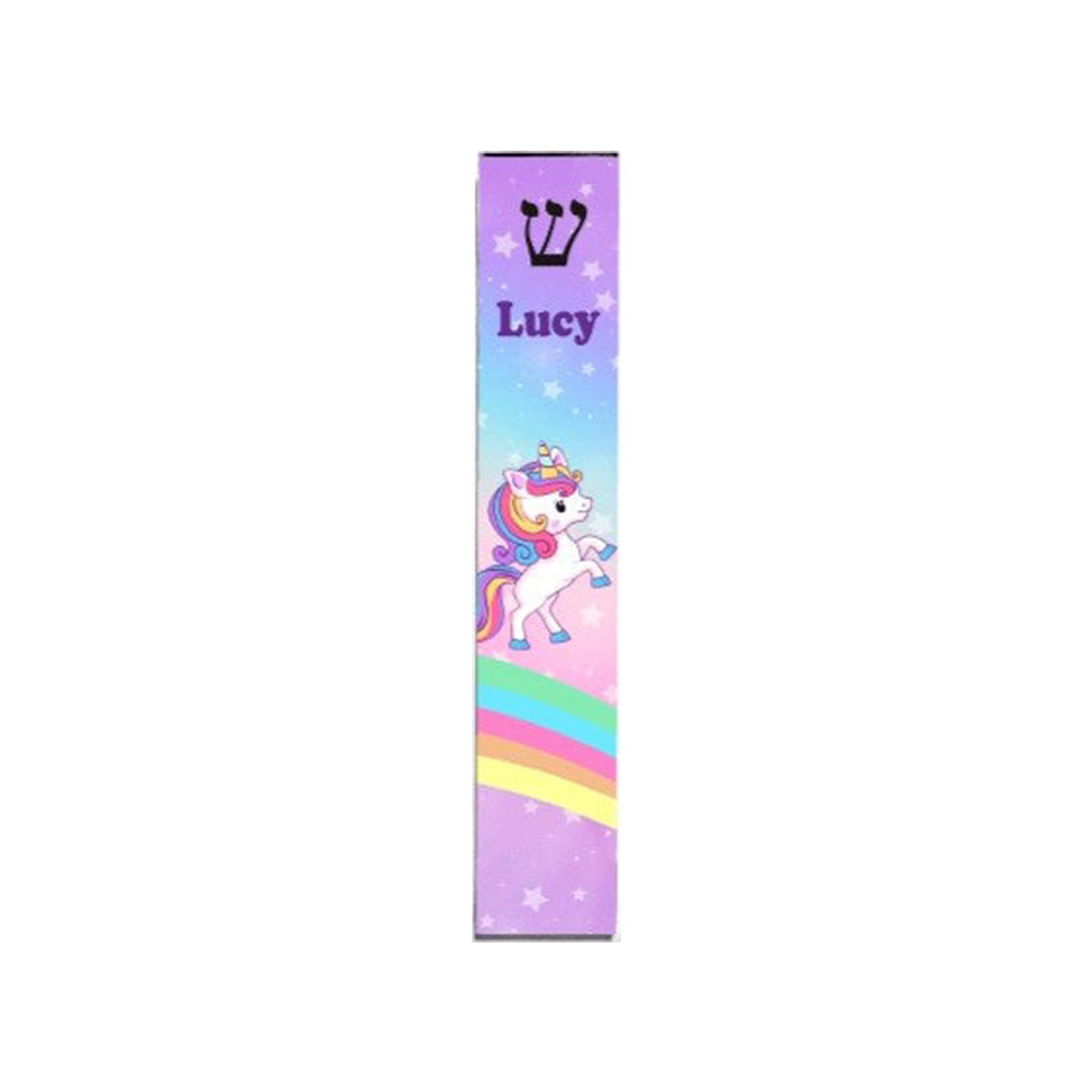 Unicorn Mezuzah - with or without name