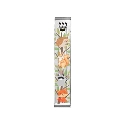 Woodland Animals Mezuzah - with or without name