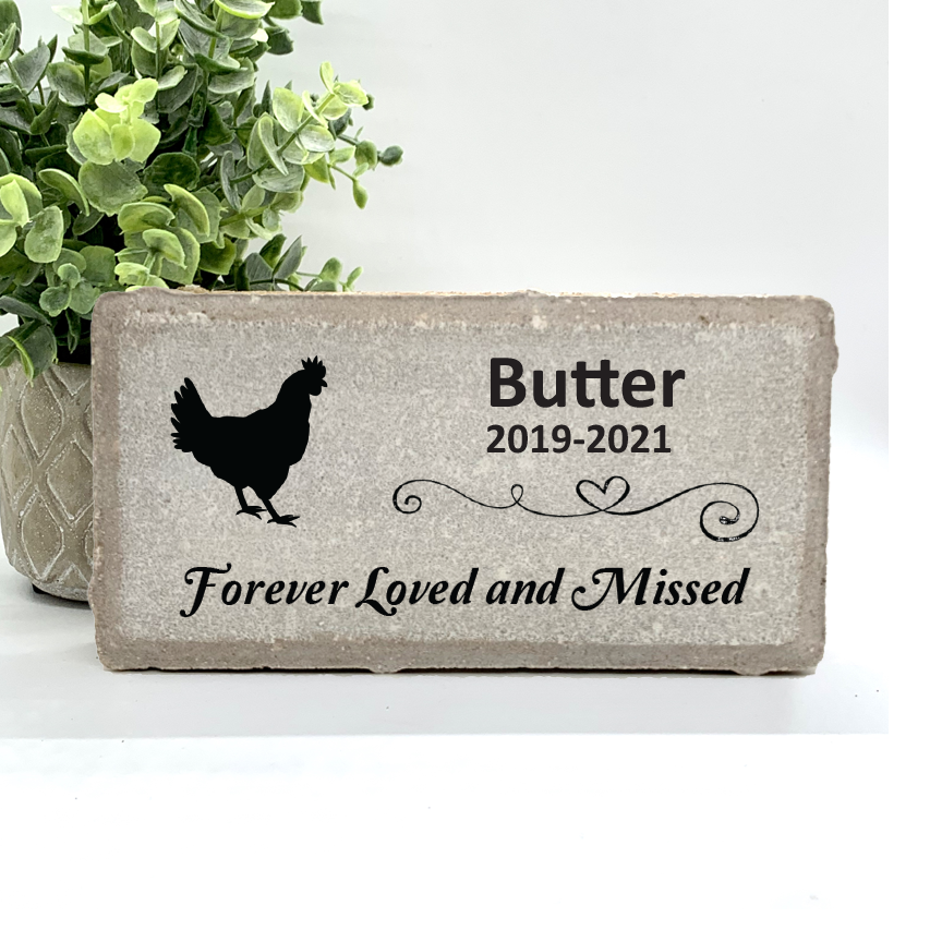 Chicken Memorial Stone - 