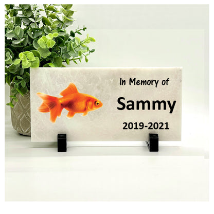 Goldfish Memorial Stone