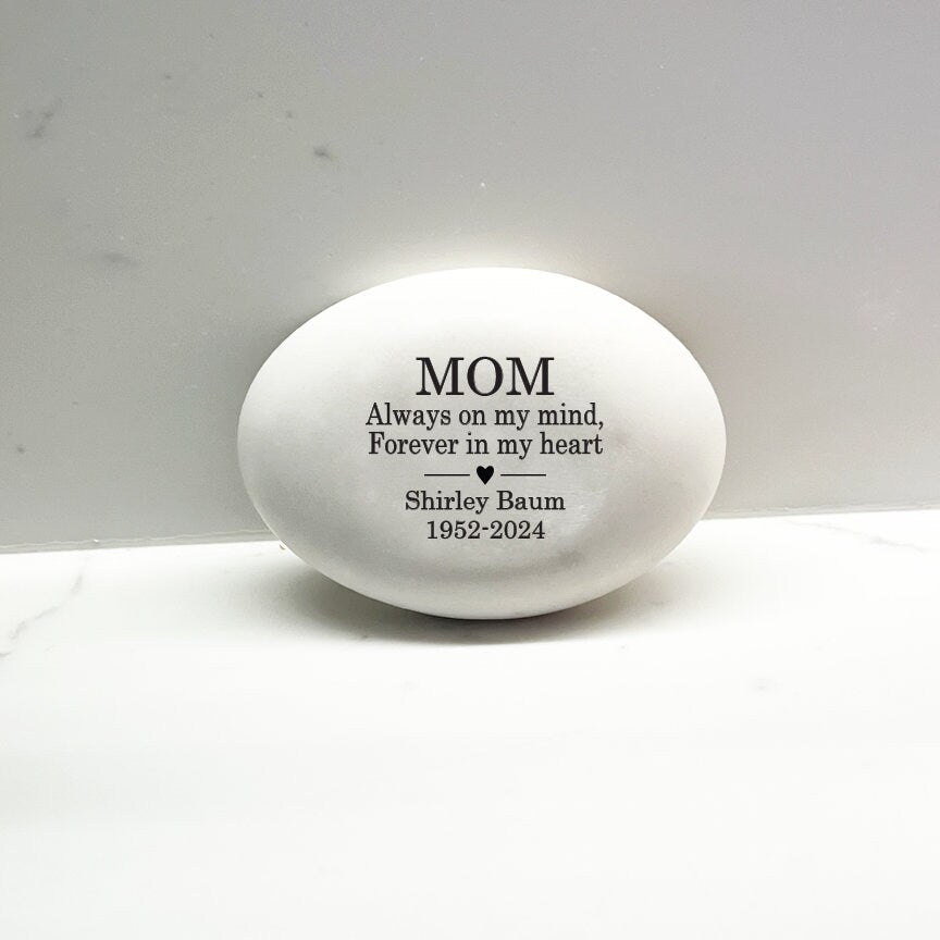 Mother Memorial Stone | Mom Memorial | Sympathy Gift | Condolence Gift | Custom Memorial Gift| Loss of Mother