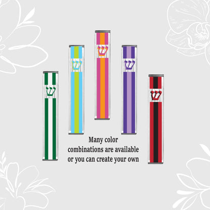 Custom Mezuzah - Your choice of colors - Acrylic Mezuzah - Personalized Judaica Gift - Trending Mezuzah for All Ages- Jewish Home Gift