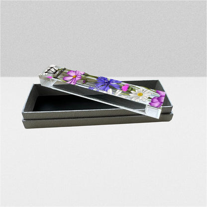 Mezuzah - Wildflower Mezuzah - with or without name - Acrylic Mezuzah - Modern Mezuzah - Personalized Mezuzah - Flower Mezuzah