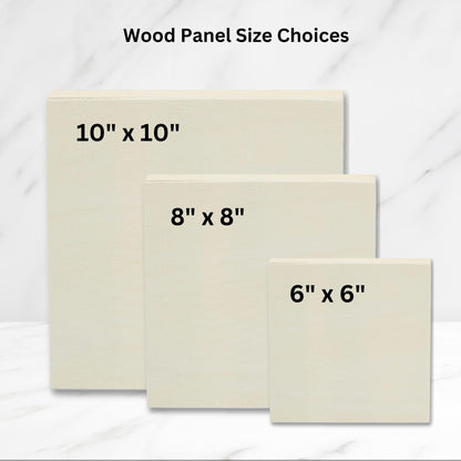 CUSTOM Wood Sign with Hearts, for Home, Office, Bedroom, desk. Ready to hang, Personalized with your saying. Available in 6, 8 or 10".