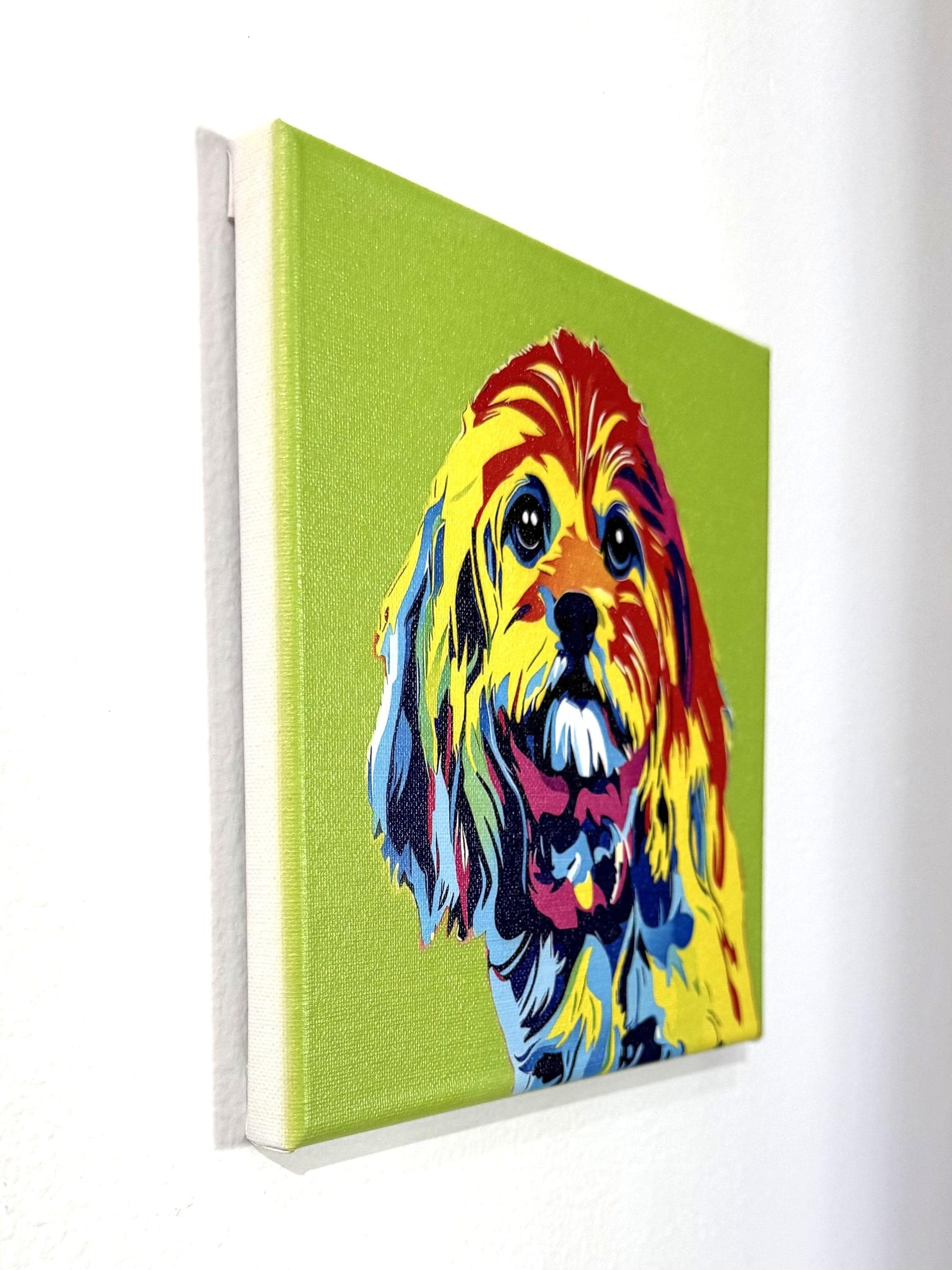 Pet Pop Art from Photo - Custom Pop Art Portrait on Canvas – Personalized Pet Artwork - Pet Memorial Gift - Pet Lover Gift - Dog Cat Pop Art