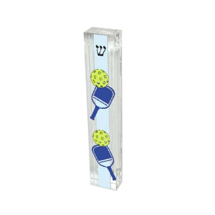 Mezuzah - Pickleball Mezuzah - Acrylic Mezuzah - Personalized Judaica Gift - Pickleball Player Gift - New Home Gift - Custom Mezuzah