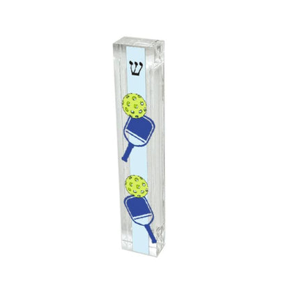 Mezuzah - Pickleball Mezuzah - Acrylic Mezuzah - Personalized Judaica Gift - Pickleball Player Gift - New Home Gift - Custom Mezuzah