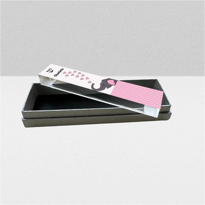 Mezuzah - Elephant Mezuzah with Pink Hearts - Acrylic Mezuzah - New Baby Mezuzah - Personalized Mezuzah - Kids' Mezuzah