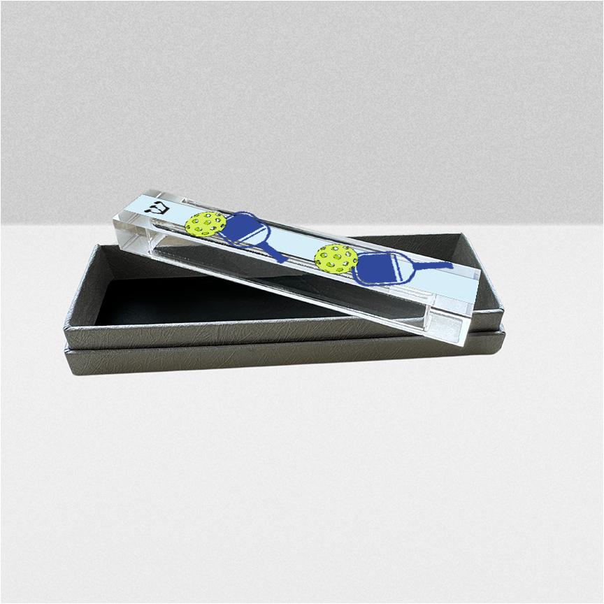 Mezuzah - Pickleball Mezuzah - Acrylic Mezuzah - Personalized Judaica Gift - Pickleball Player Gift - New Home Gift - Custom Mezuzah