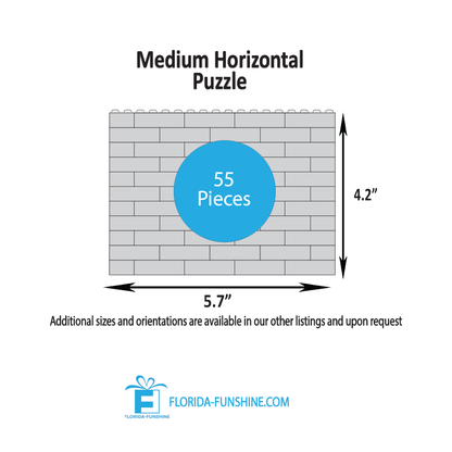 Photo Block Puzzle - Medium Horizontal