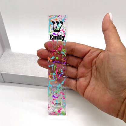 Splatter Paint Mezuzah - With or without name