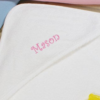 Custom Baby Hooded Towel with Name