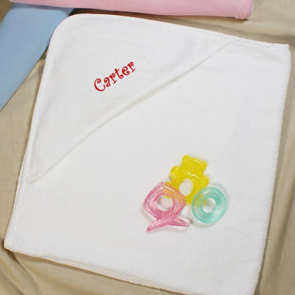 Custom Baby Hooded Towel with Name