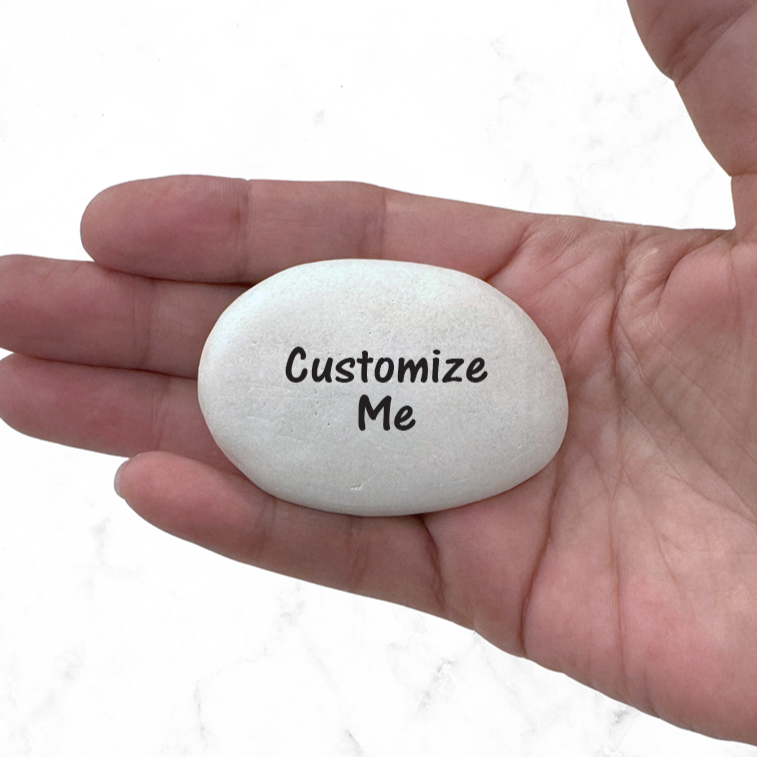 Custom Rock -  Printed Stones - Personalized Handcrafted Stone - Custom Stone for any occasion - Memorial Stone