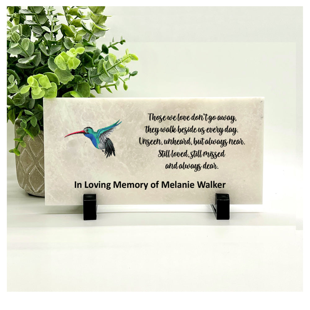 Hummingbird Memorial Stone