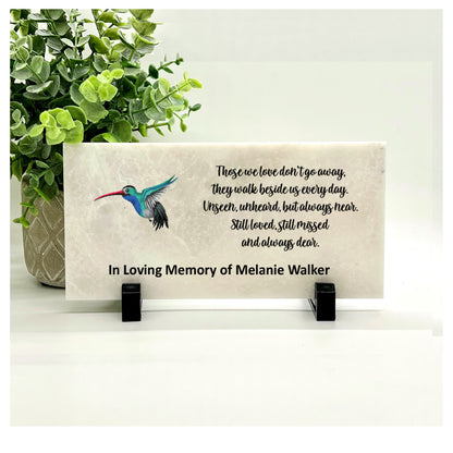 Hummingbird Memorial Stone