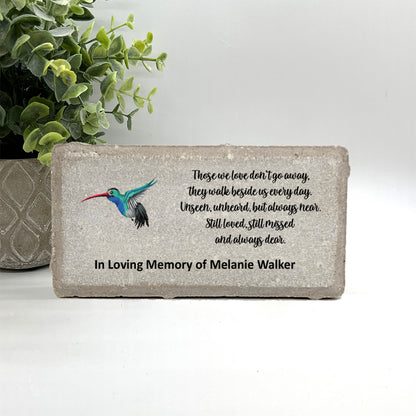 Hummingbird Memorial Stone