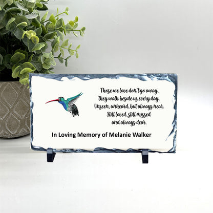 Hummingbird Memorial Stone