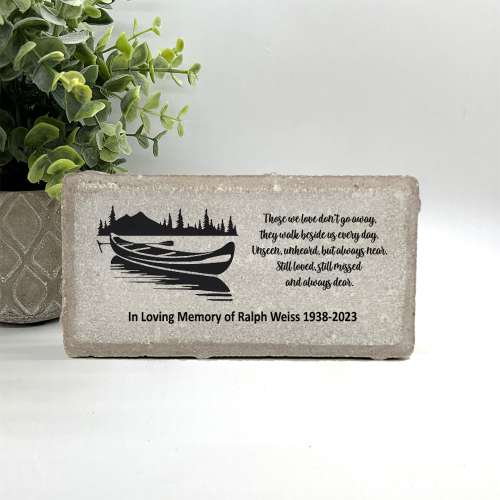 Memorial Stone - Sympathy Gift  Bereavement Gift Funeral Gift - Boat- Condolence Gift - Custom Memorial Gift - Personalized - Loss of Father