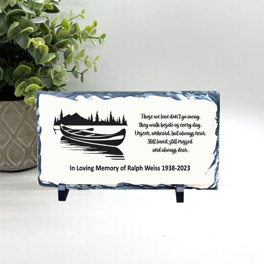 Memorial Stone - Sympathy Gift  Bereavement Gift Funeral Gift - Boat- Condolence Gift - Custom Memorial Gift - Personalized - Loss of Father