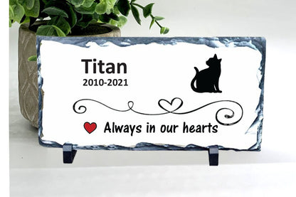 Cat Memorial Stone - Choice of stone