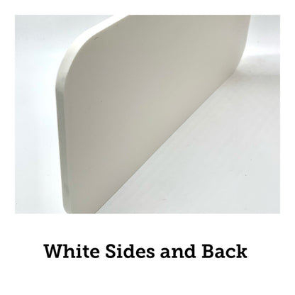 Custom fence sign - 5" x 10" Personalized Sign for fence gate - PVC- Hang from 2 pre-drilled holes - Choice of Wording and Font