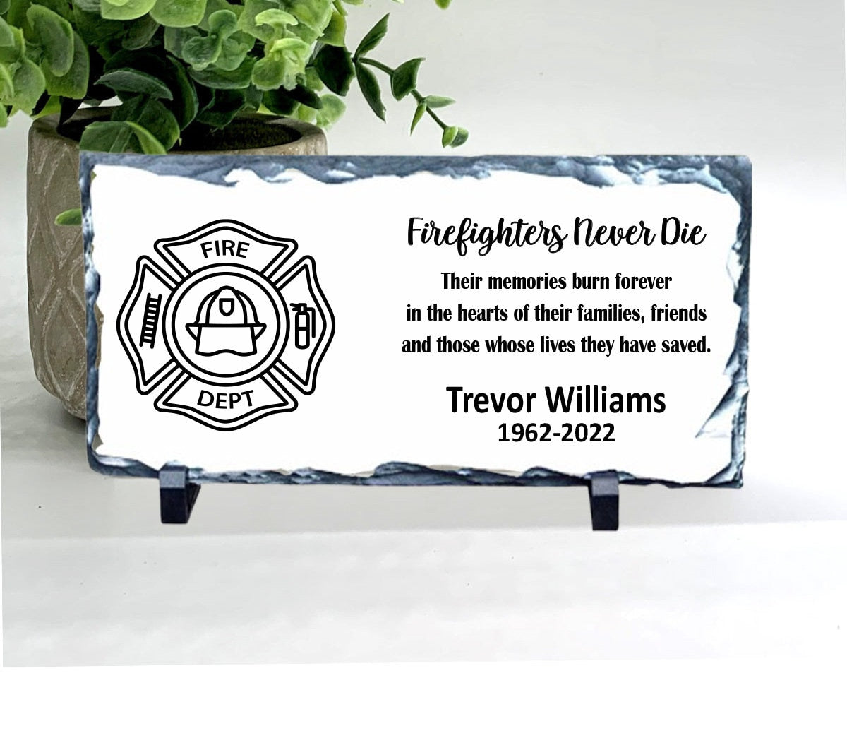 Firefighter Memorial Stone