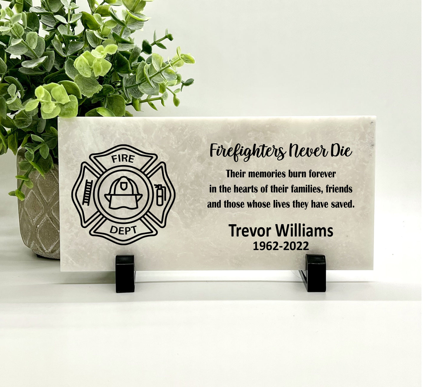 Firefighter Memorial Stone