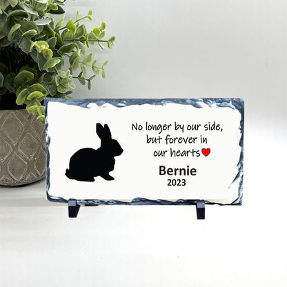 Rabbit Memorial Stone- Bunny Memorial Stone -Rabbit Keepsake- loss of rabbit-Rabbit Sympathy gift- Pet Memorial Stone - Rabbit Memorial Gift