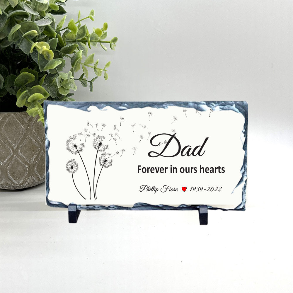 Memorial Stone - Sympathy Gift Bereavement Gift Funeral Gift - Dandelion Memorial - Condolence Gift - Custom Memorial Gift - Loss of Parent