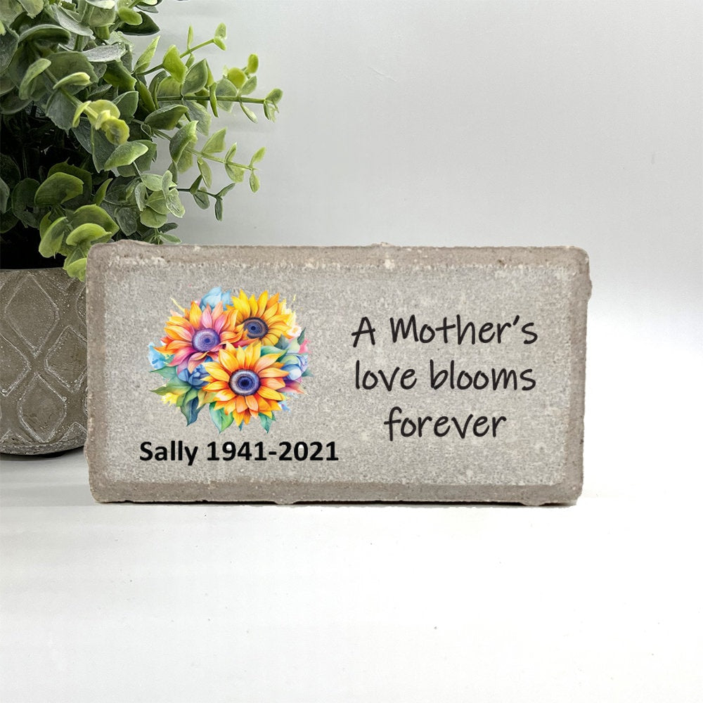 Personalized Mother Memorial Gift with a variety of indoor and outdoor stone choices at www.florida-funshine.com. Our Personalized Family And Friends Memorial Stones serve as heartfelt sympathy gifts for those grieving the loss of a loved one, ensuring a lasting tribute cherished for years. Enjoy free personalization, quick shipping in 1-2 business days, and quality crafted memorials made in the USA.