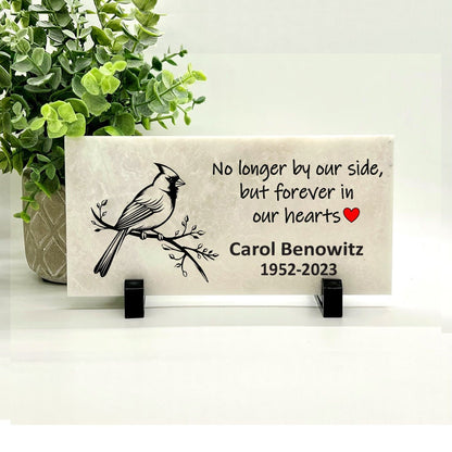 Memorial Stone - Sympathy Gift Bereavement Gift Funeral Gift - Cardinal Memorial - Condolence Gift - Custom Memorial Gift - Cardinal