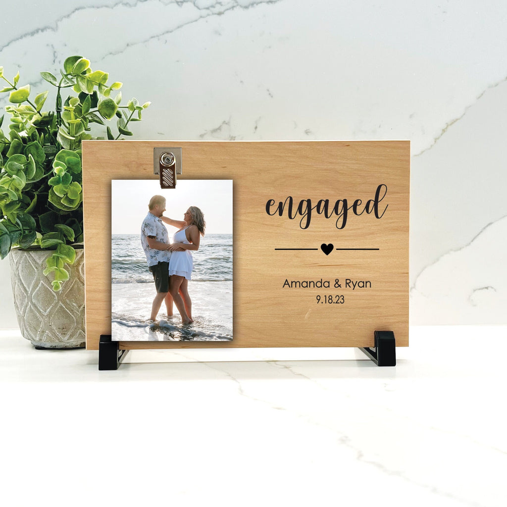 Customize your cherished moments with our Engagement Personalized Picture Frame available at www.florida-funshine.com. Create a heartfelt gift for family and friends with free personalization, quick shipping in 1-2 business days, and quality crafted picture frames, portraits, and plaques made in the USA.