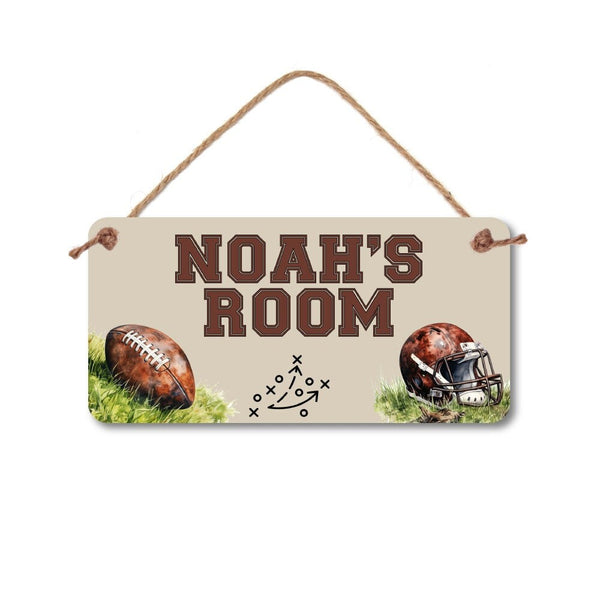 Football Theme Name Sign - 5