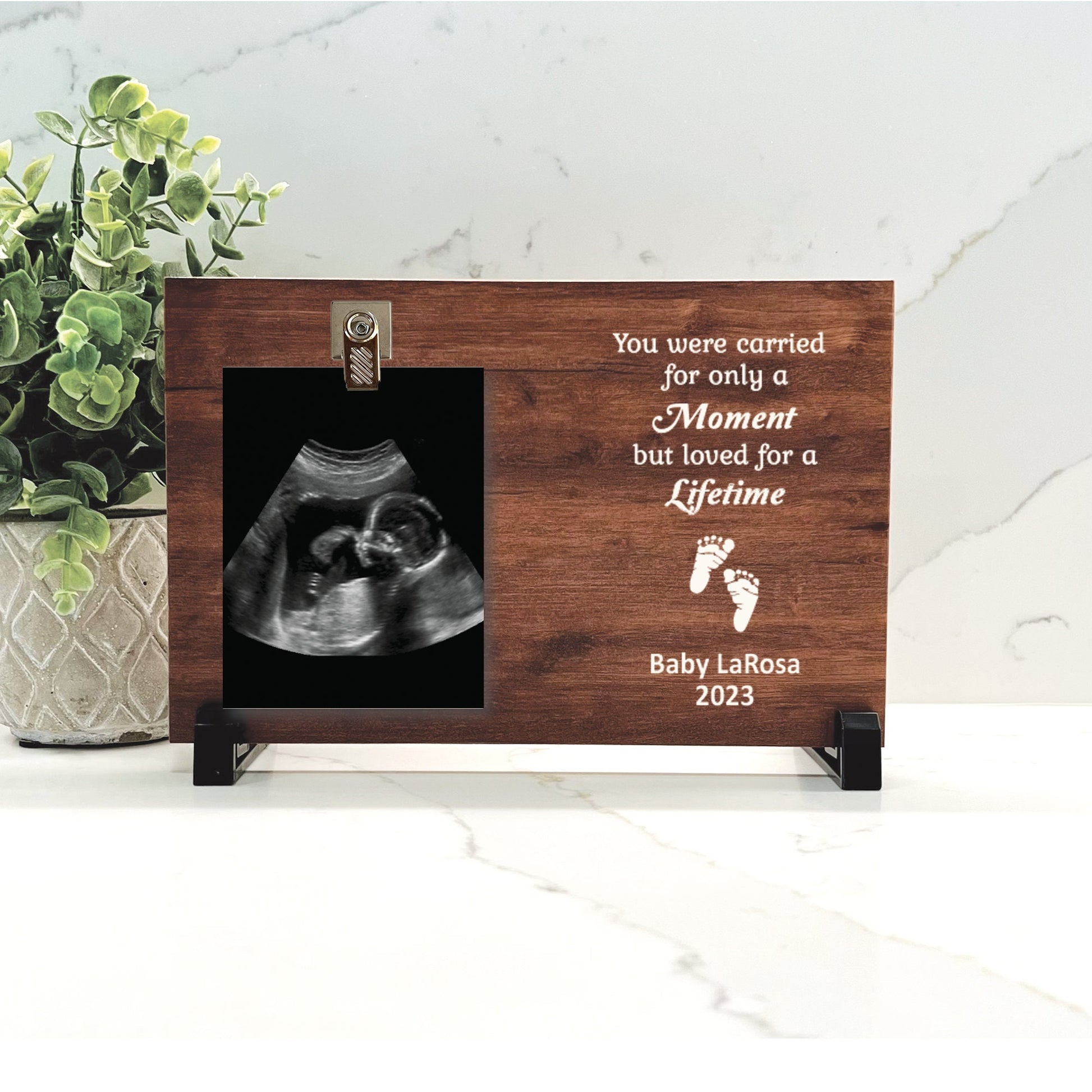 Baby Memorial Frame - Loss of Baby - background choice- Infant Memorial - Baby Sympathy Gift - Infant Sympathy Gift