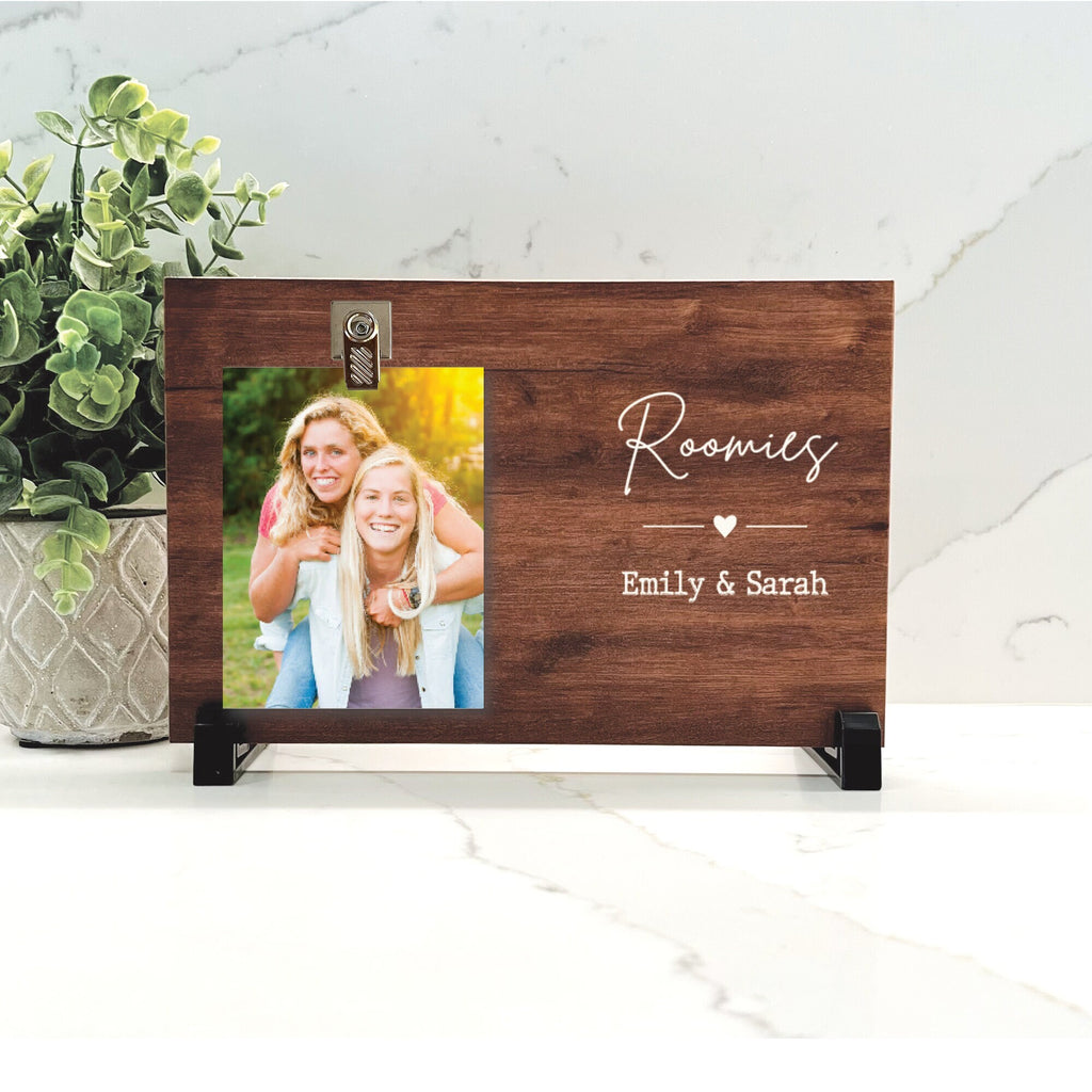 Customize your cherished moments with our Roomies Personalized Picture Frame available at www.florida-funshine.com. Create a heartfelt gift for family and friends with free personalization, quick shipping in 1-2 business days, and quality crafted picture frames, portraits, and plaques made in the USA.